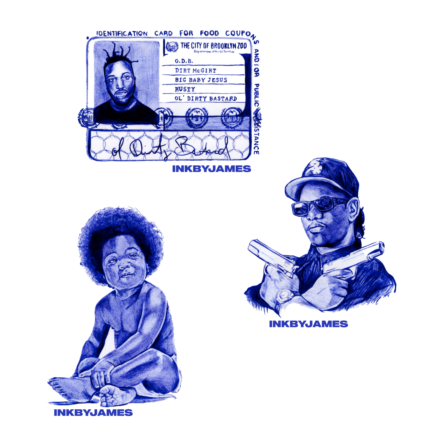 3-inch Pen Sketch Sticker Pack