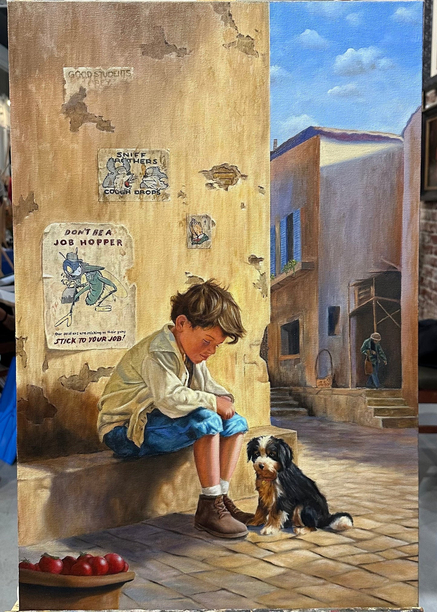 Whispers On The Wall - Print on Canvas