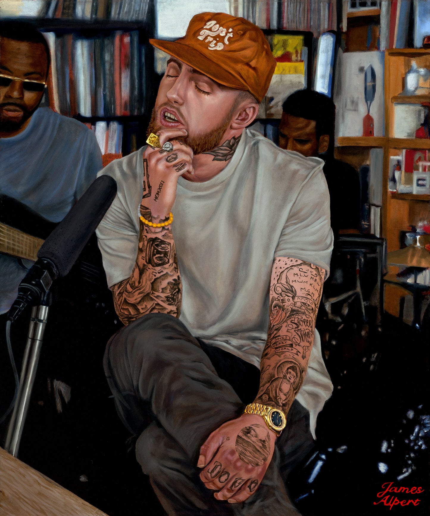 Thanks for Having Me - Print on Canvas