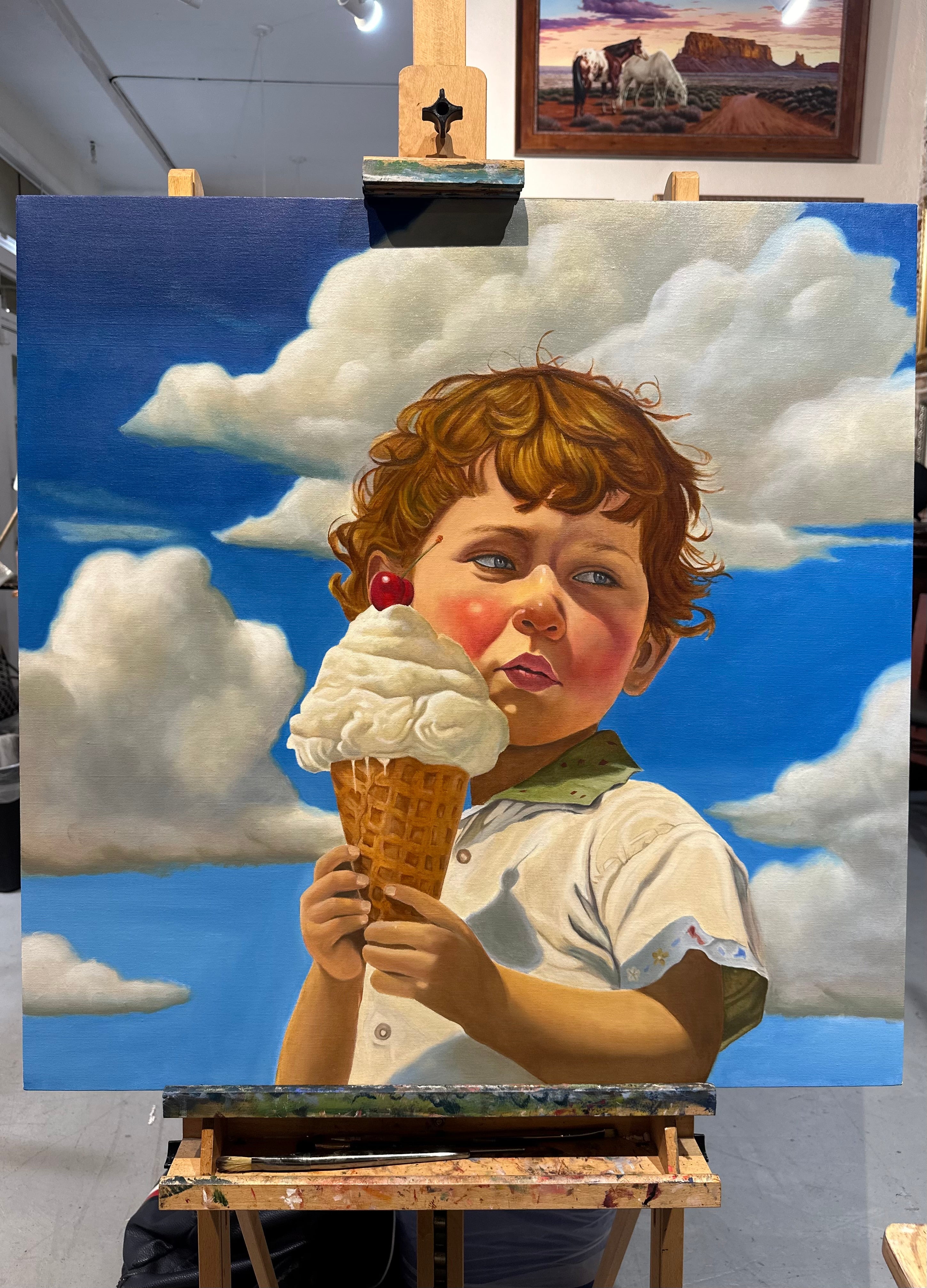 Only Child Blues - Print on Canvas