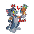 3-inch Tom & Jerry Graffiti Sticker