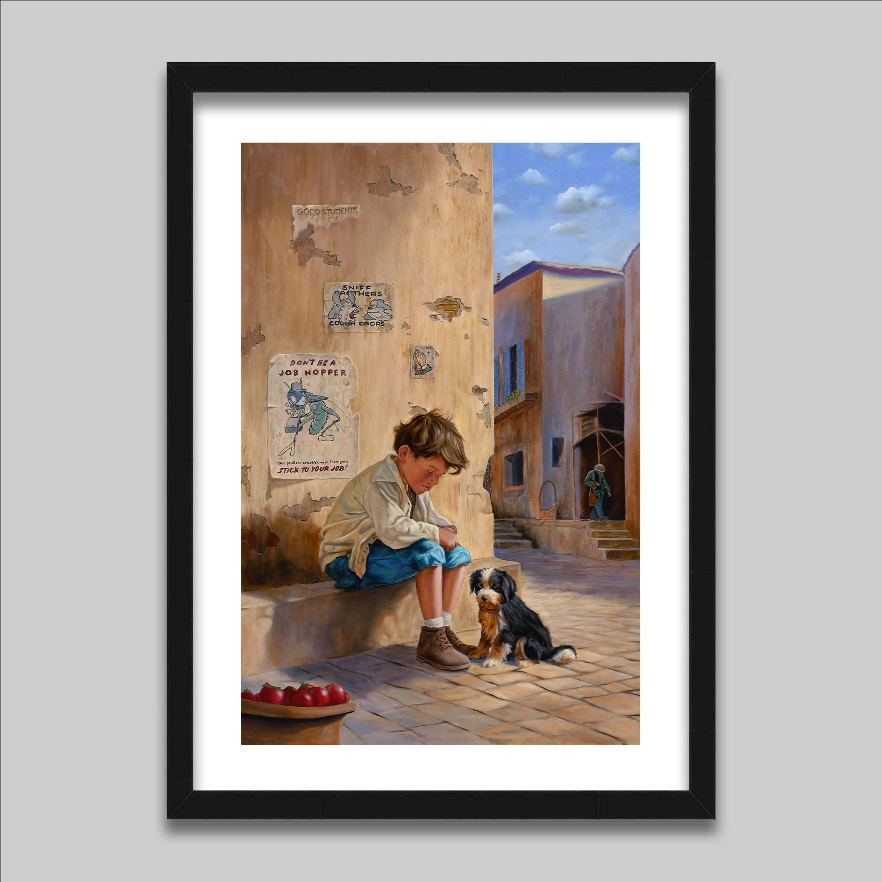 Whispers On The Wall - Print on Canvas